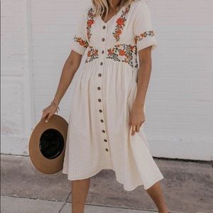 Roolee Embroidered Dress